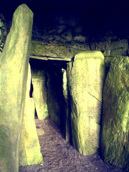 Sunlight streaming inTom b Entrance, Cairn T.